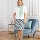 NATALINI Юбка 4 клинка в косую полоску plus size. Юбки. NATALINI. Ярмарка Мастеров.  Фото №5