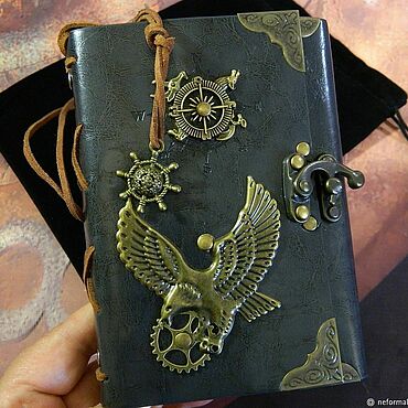 Блокнот в стиле стимпанк "Fantasy Steampunk". . Канцелярские товары ручной работы - Ярмарка Мастеров Канцелярские товары ручной работы. Ярмарка Мастеров - ручная работа Блокнот в стиле стимпанк "Fantasy Steampunk". Handmade.