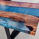 Стол из массива: Aquamarine. Столы. Loftmarket. Ярмарка Мастеров.  Фото №4
