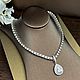 Колье с фианитами «Кристалл Гламур», подарок девушке. Колье. SILVER MODA. Ярмарка Мастеров.  Фото №9