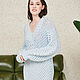 Knitted Turquoise dress, Dresses, Moscow,  Фото №1