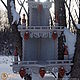 Деревянный резной иконостас (угловой). Полки. Николай Мастерская Амурские украсы. Интернет-магазин Ярмарка Мастеров.  Фото №2