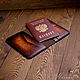 Обложка для паспорта или автодокументов кожаная "PassAntiq", Обложка на паспорт, Москва,  Фото №1