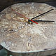 Order Wooden clock made of birch split. Lyubov (Pryanyj les). Livemaster. . Watch Фото №3