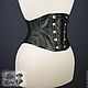 Корсет-пояс из натуральной кожи №3. Корсеты. Shi Corset (Анна). Интернет-магазин Ярмарка Мастеров.  Фото №2