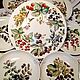The painted porcelain.Plates dessert 'berry clearing'. Plates. ArtFlera (artflera). My Livemaster. Фото №6