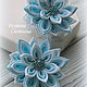 Scrunchie snowflake in the style of kanzashi. Hairpins and elastic bands for hair. Rainbow colors. My Livemaster. Фото №4