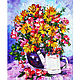 Картина натюрморт с цветами "Праздничное настроение", Картины, Самара,  Фото №1