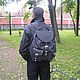 Men's leather backpack «Nocturne». Men\\\'s backpack. CRAZY RHYTHM bags (TP handmade). My Livemaster. Фото №5