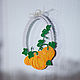 The decoration on the window, Autumn pumpkin. Suspension. Ma-rine. My Livemaster. Фото №5