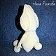 Plush Bunny. Rabbit knitted. Stuffed Toys. Nina Rogacheva 'North toy'. My Livemaster. Фото №4