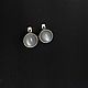 Moonstone earrings 'Irreplaceable', silver, Earrings, Moscow,  Фото №1