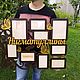 Семейная композиция из фоторамок с индивидуальным дизайном. Фоторамки. WoodShop. Ярмарка Мастеров.  Фото №4