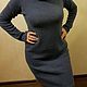 Заказать Платье шерстяное. Вера / Kirshvery_knit (kirshvery) (kirshvery). Ярмарка Мастеров. . Платья Фото №3