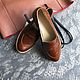 Loafers View brown tinted beige tread sole. Loafers. Hitarov (Hitarov). My Livemaster. Фото №5