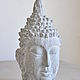 Статуэтка Будды из бетона, серая с текстурой дерева. Статуэтки. A Z O V   G A R D E N. Ярмарка Мастеров.  Фото №4