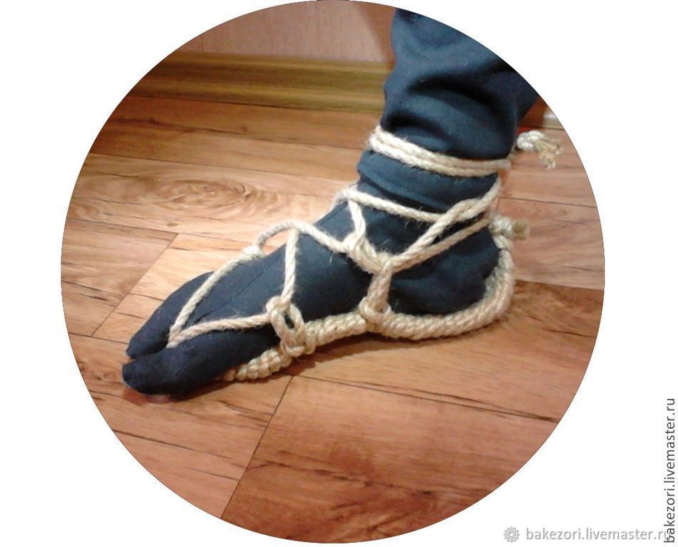 Варадзи, японские плетеные сандали, Сандалии, Калуга,  Фото №1