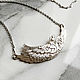 Chain pendant Phoenix bird silver 925 (P42). Pendants. anna-epifanova. My Livemaster. Фото №4
