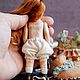 Маленькая антикварная куколка Веснушка. Куклы и пупсы. Таша и ее Крылатый зай. Ярмарка Мастеров.  Фото №5