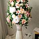 "Ваниль" Композиция из искусственных цветов в вазе, Композиции, Елец,  Фото №1