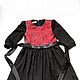 Children's warm dress, black and red, height 110-116. Childrens Dress. Maverick (clothing for girls). Online shopping on My Livemaster.  Фото №2