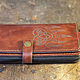 Genuine leather wallet with Bear Paw engraving. Purse. IguanaLeather (iguanaleather). Online shopping on My Livemaster.  Фото №2