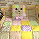 Quilt and pillow for a child up to 2 years.
