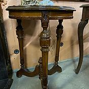 Винтаж: Дамский столик из массива барокко