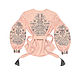 Light pink blouse with embroidery "King-Bird", Blouses, Kiev,  Фото №1