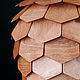 Деревянный светильник Пикея махагон, подвесная люстра из дерева. Потолочные и подвесные светильники. Деревянные светильники Woodshire (woodshire). Ярмарка Мастеров.  Фото №5