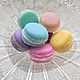 Macaron. Мыло ручной работы. Мыло `Макаруны` мини.  Интернет-магазин Ярмарка Мастеров. Макаруны, мыло печенье. Мыло сладости.