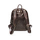  Backpack leather women's brown ash Mod R43-622. Backpacks. Natalia Kalinovskaya. My Livemaster. Фото №9