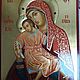 Image Of The Blessed Virgin Mary Of Kikk. Icons. devotional icon. Online shopping on My Livemaster.  Фото №2