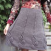 Одежда handmade. Livemaster - original item Knitted skirt 