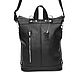  Backpack women's leather black Dahlia Mod SR31-711. Backpacks. Natalia Kalinovskaya. My Livemaster. Фото №12