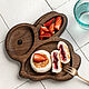 Plate made of oak 'Rabbit', Scissors, Moscow,  Фото №1