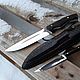 Spark of knives for hunting 'Sarmat' black hornbeam, h12mf. Knives. zlathunter. My Livemaster. Фото №4