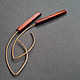 Pendientes largos de lazo de madera. Earrings. TETstudio. Ecostyle.. My Livemaster. Фото №8