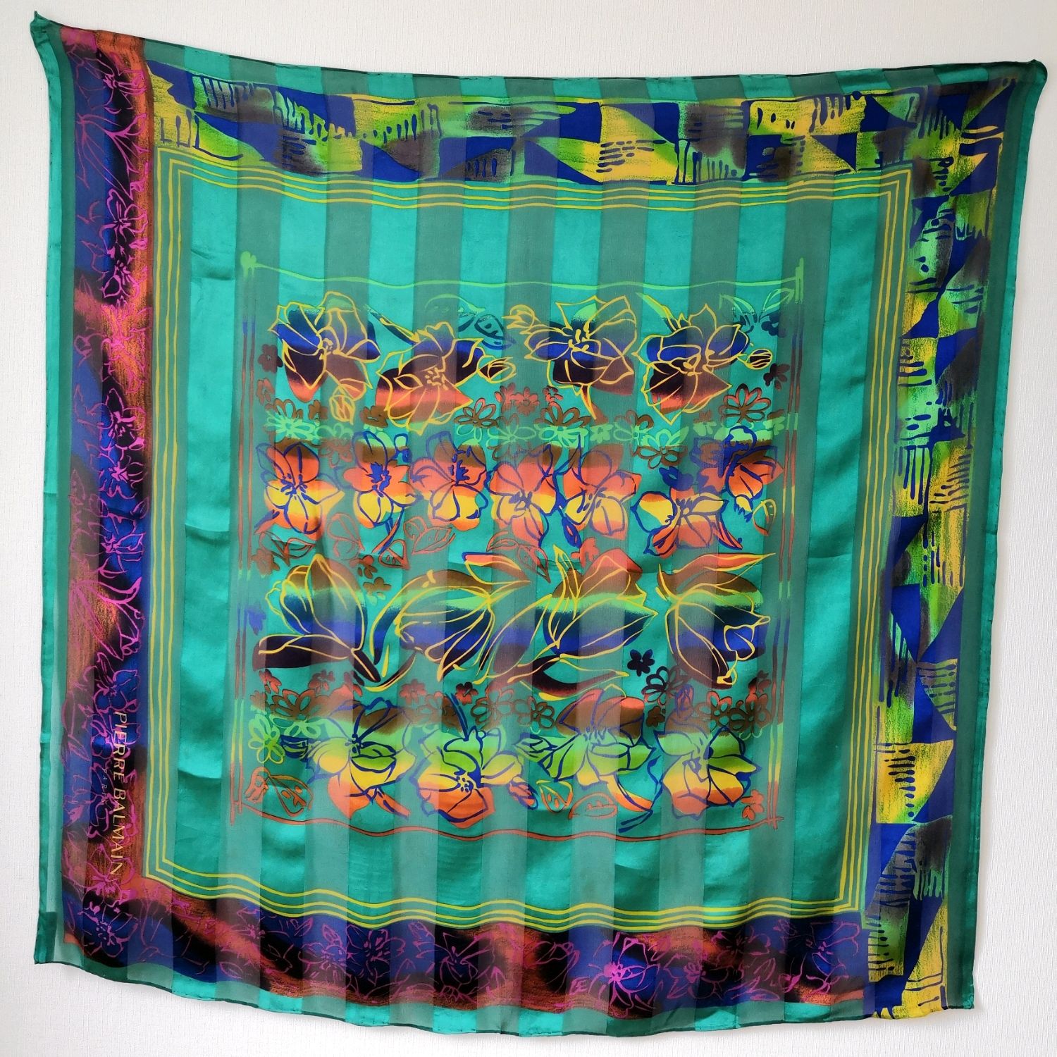 Винтаж: Balmain Paris платок 100 % шелк Винтаж в интернет-магазине ...