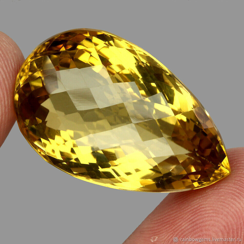 Натуральный цитрин 62,78ct купить в интернет-магазине Ярмарка Мастеров ...