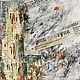 Картина Ноябрь, микс медиа. Картины. Наталья Жукова Mixed Media Art. Ярмарка Мастеров.  Фото №4