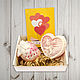 Gift set handmade soap and card for Valentine's day. Soap. Souvenir shop. Online shopping on My Livemaster.  Фото №2