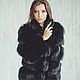 Fox fur coat in black. Fur Coats. Forestfox. Family Fur Atelier. Online shopping on My Livemaster.  Фото №2