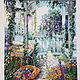 garden gate. Hand embroidery. Dimensions 13692 Garden Gate, Pictures, Chelyabinsk,  Фото №1