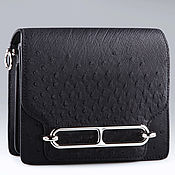 Сумки и аксессуары handmade. Livemaster - original item Women`s crossbody bag made of genuine ostrich leather IMS0515B. Handmade.