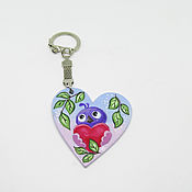 Сумки и аксессуары handmade. Livemaster - original item Heart-shaped keychains. Handmade.