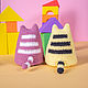 Lemon-soft toy yellow cat with black stripes. Amigurumi dolls and toys. Вязаные игрушки - Ольга (knitlandiya). My Livemaster. Фото №4