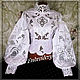 Blouse with Richelieu embroidery, Blouses, Slavyansk-on-Kuban,  Фото №1