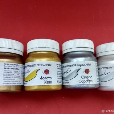 АКРИЛОВЫЕ  КРАСКИ декоративные Деколор