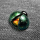Brooch beetle LITTLE BEETLE-FIREFLY. Badge. GRAVITY. Online shopping on My Livemaster.  Фото №2